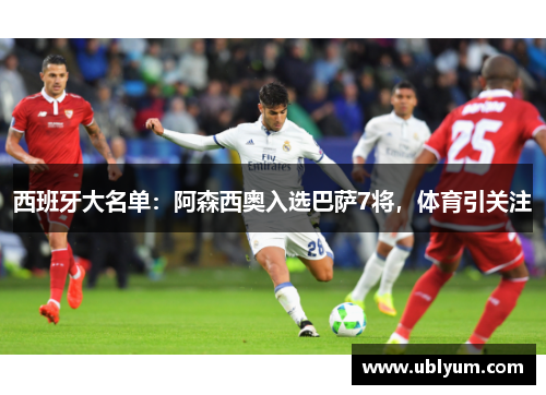 西班牙大名单：阿森西奥入选巴萨7将，体育引关注